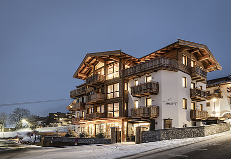 Aussenansicht des Partnerrestaurant La Monte in Kitzbühel