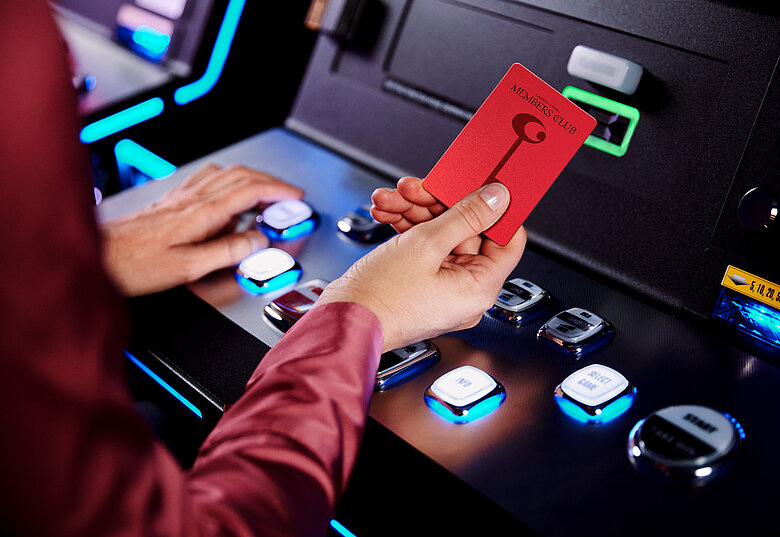 Automaten Member Card Red Hand