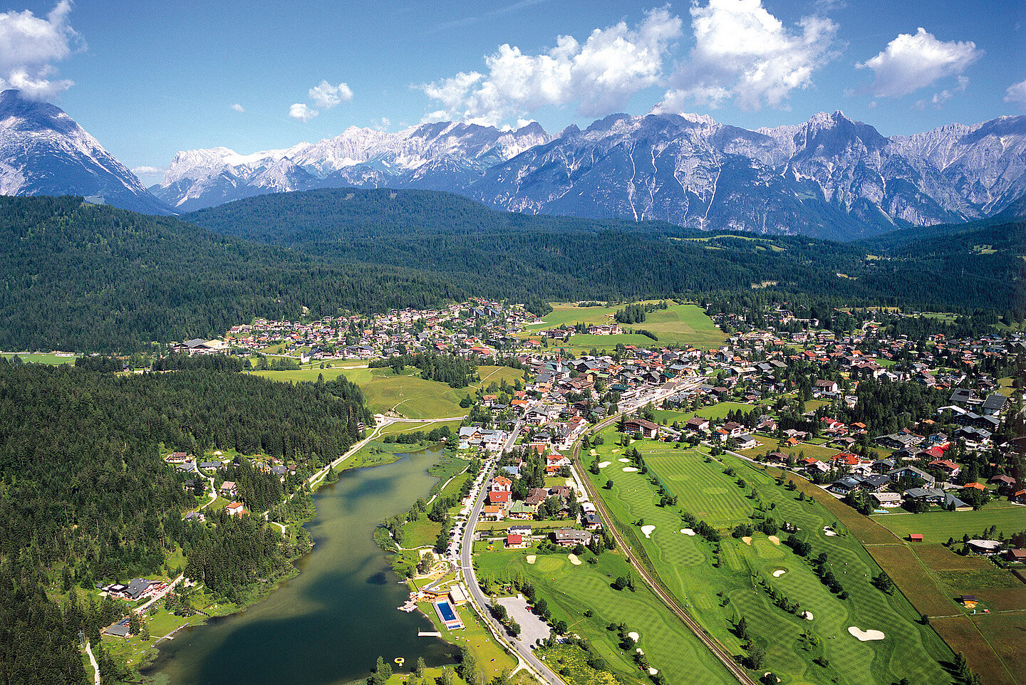 Luftaufnahme Seefeld in Tirol
