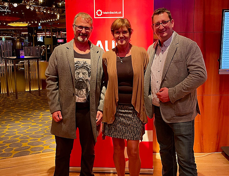 Gewinner-Trio beim Preisschnapsen