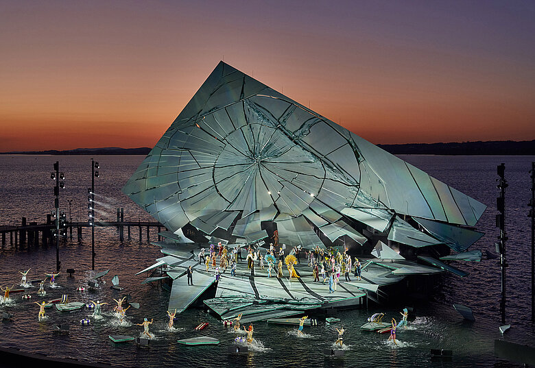 Bregenzer Festspiele Bühnenbild von La Traviata