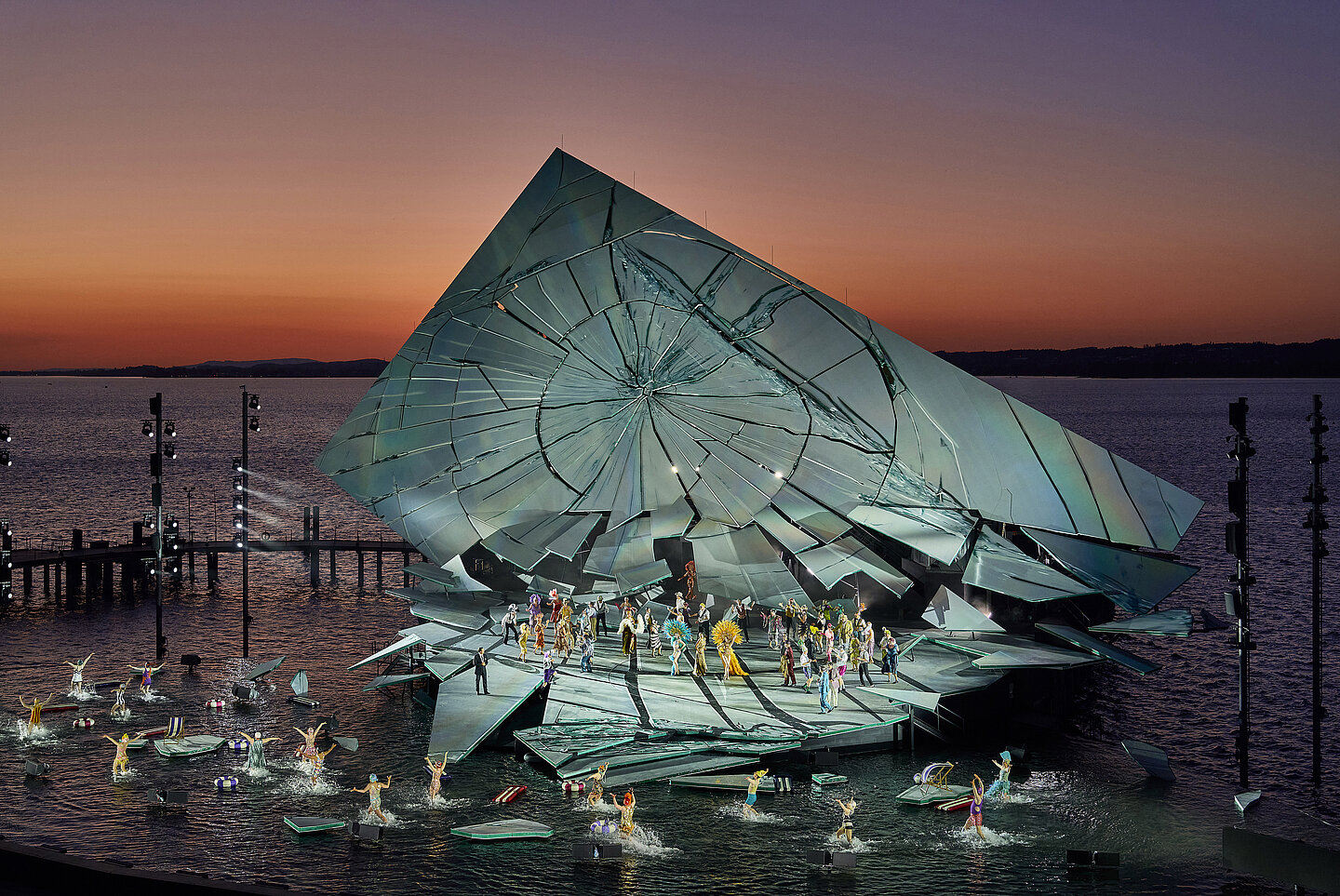 Bregenzer Festspiele Bühnenbild von La Traviata