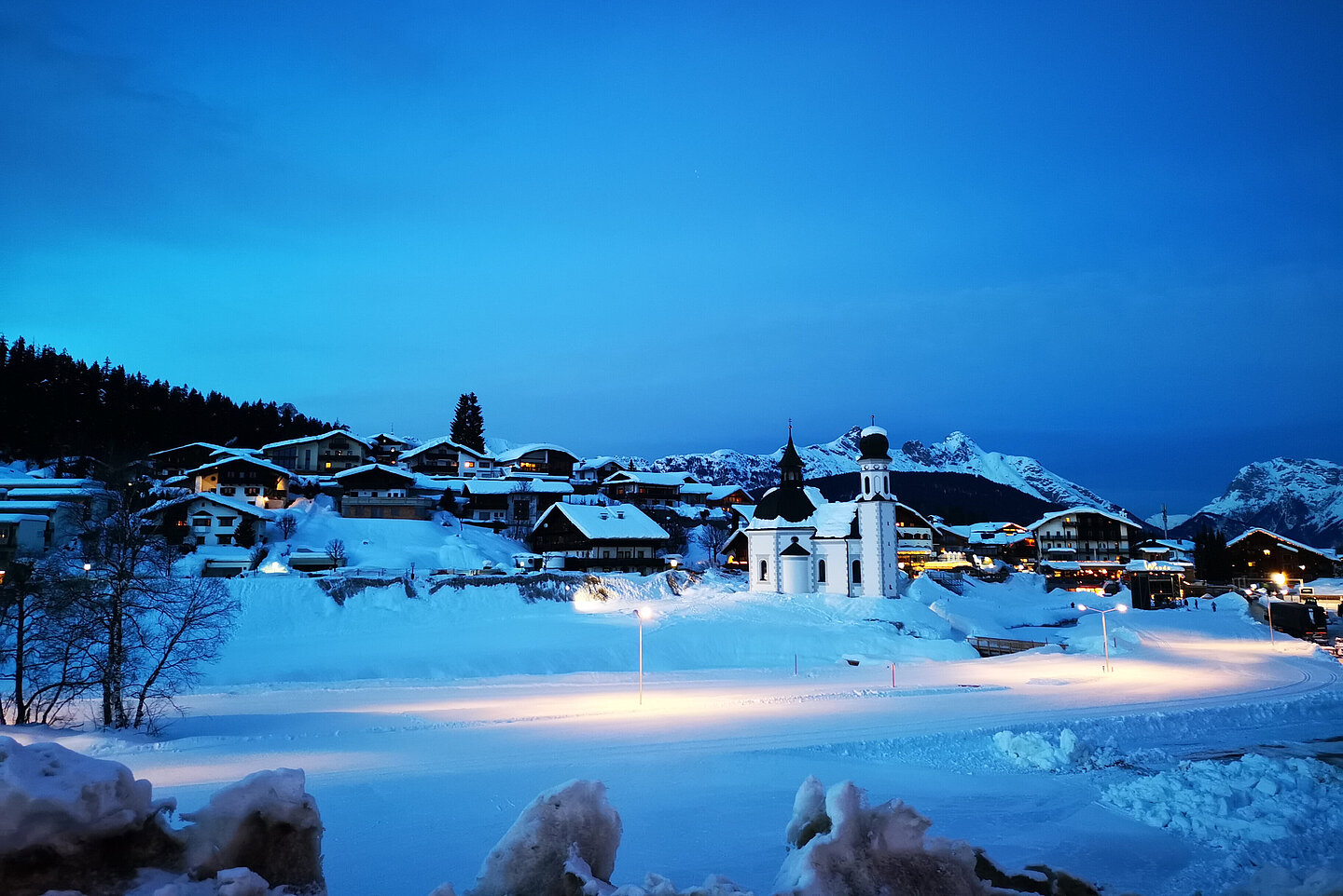 Seefeld in Tirol im Winter